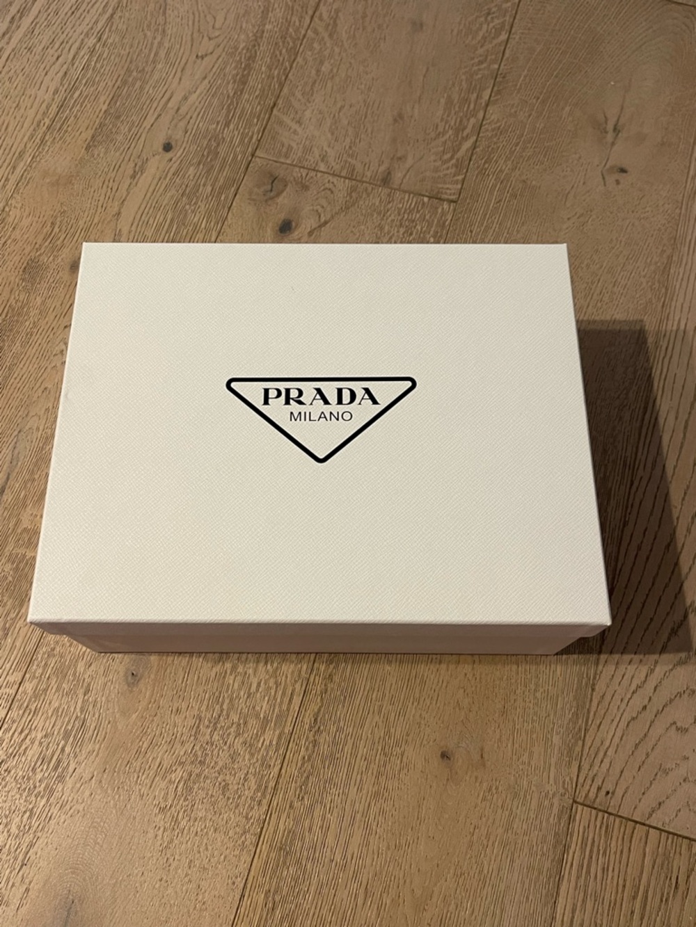 Prada White Shoe Box